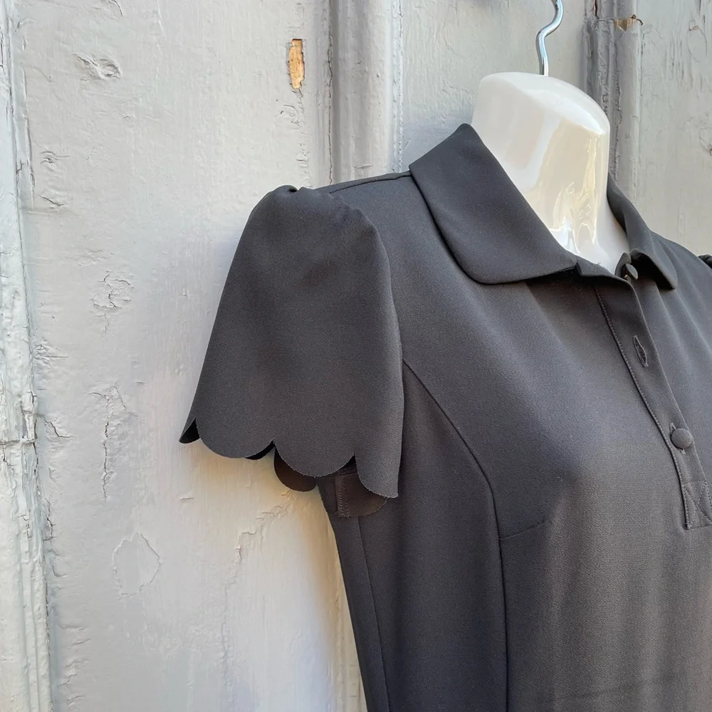 Valentino scalloped detail dress, size 8 - Picture 7 of 8